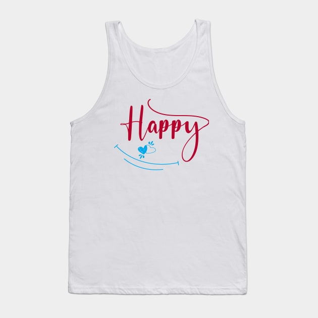 Happy smile Tank Top by care store